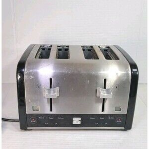 Kenmore Elite 4 Slice Toaster Extra Wide Long Slots LCD 9 Shade Settings Tested